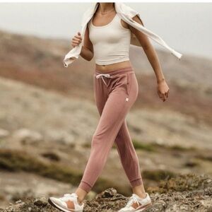 Vuori Pink Performance Joggers, Size S